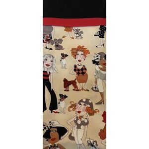 Custom Contrasting Print Pillowcase 100% Cotton French Seams Kitchy Fun Dogs